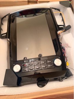Tesla style touchscreen radio