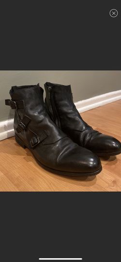 Alexander mcqueen top monk strap boots