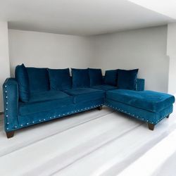 Velvet Sectional