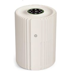 Air Purifiers For Bedroom And Home With Air Quality Display 1095 Sq. Ft True H13 HEPA Pet Air Purifier For Dorm Room With 360° Air Intake & Outlet For