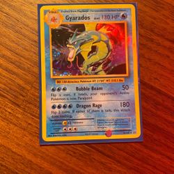 Gyarados Holo Pokémon Card