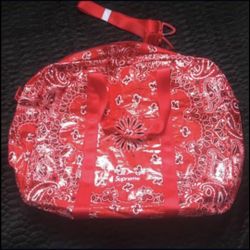 Supreme Red Bandana Tarp Bag (large) 