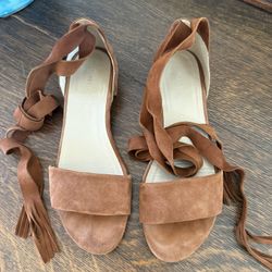 Stuart Weitzman Suede Sandals 