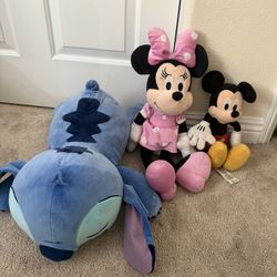 4 Disney Stuffed Toys