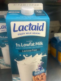 Lactaid milk