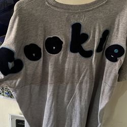 Cookies Grey Embroidered Back Shirt 