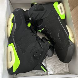 JORDAN 6 ELECTRIC GREEN SIZE 10
