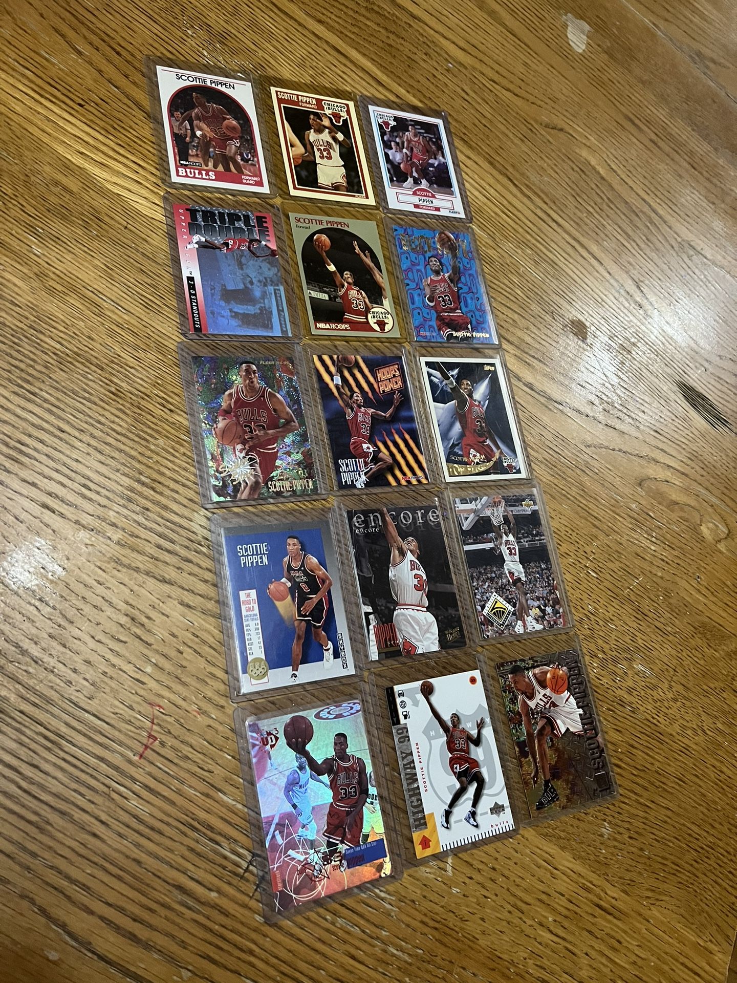 NBA Basketball Scottie Pippen Card Lot