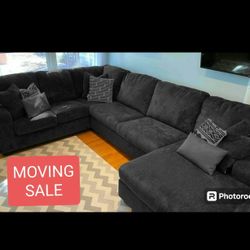 Grey Sectional Couch Sofa With Chaise