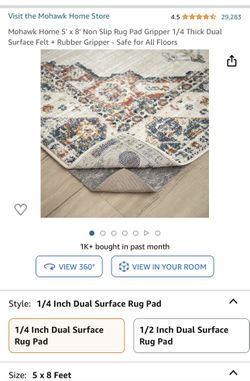 Mohawk Rug Gripper Rug Pad 5x8