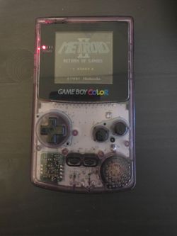 Gameboy Color Purple / Clear