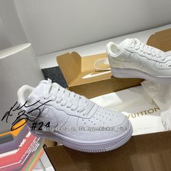Vuitton LV Nike Air Force 1 Low clean and neat sneaker for Sale in