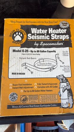 Water heater strap
