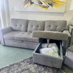 COMPACT size SECTIONAL - Storage / Sleeper
