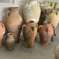 Vintage Olive Atelier Pots 