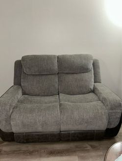Gray Loveseat