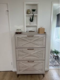 Farmhouse Shoe Cabinet