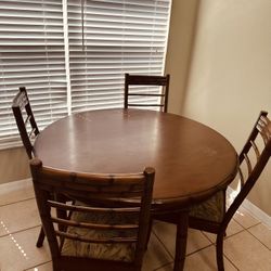 Kitchen Dining Set With 4 Chairs 
