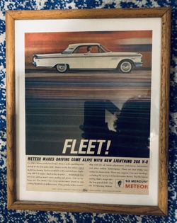 Original Ad From Magazine ‘63 Mercury