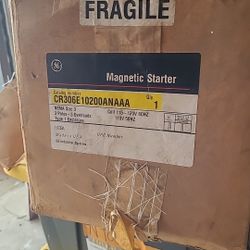 GE CR306E10200ANAAA, NEMA Size 3, 3 Pole, 115-120V Coil, Magnetic Starter, NIB