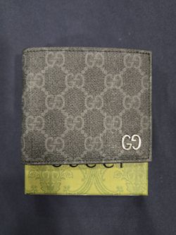 Men's Black Pattern Leather Wallet