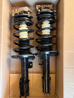 Front, Driver and Passenger Side Fully Loaded Struts