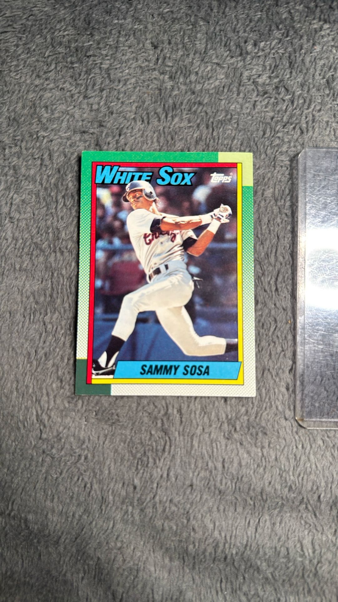1990 Sammy Sosa Topps Rookie Card! Mint Condition!