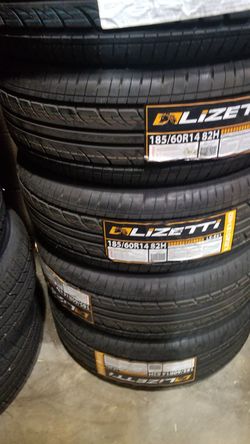 4 New 185/60R14 Lizetti