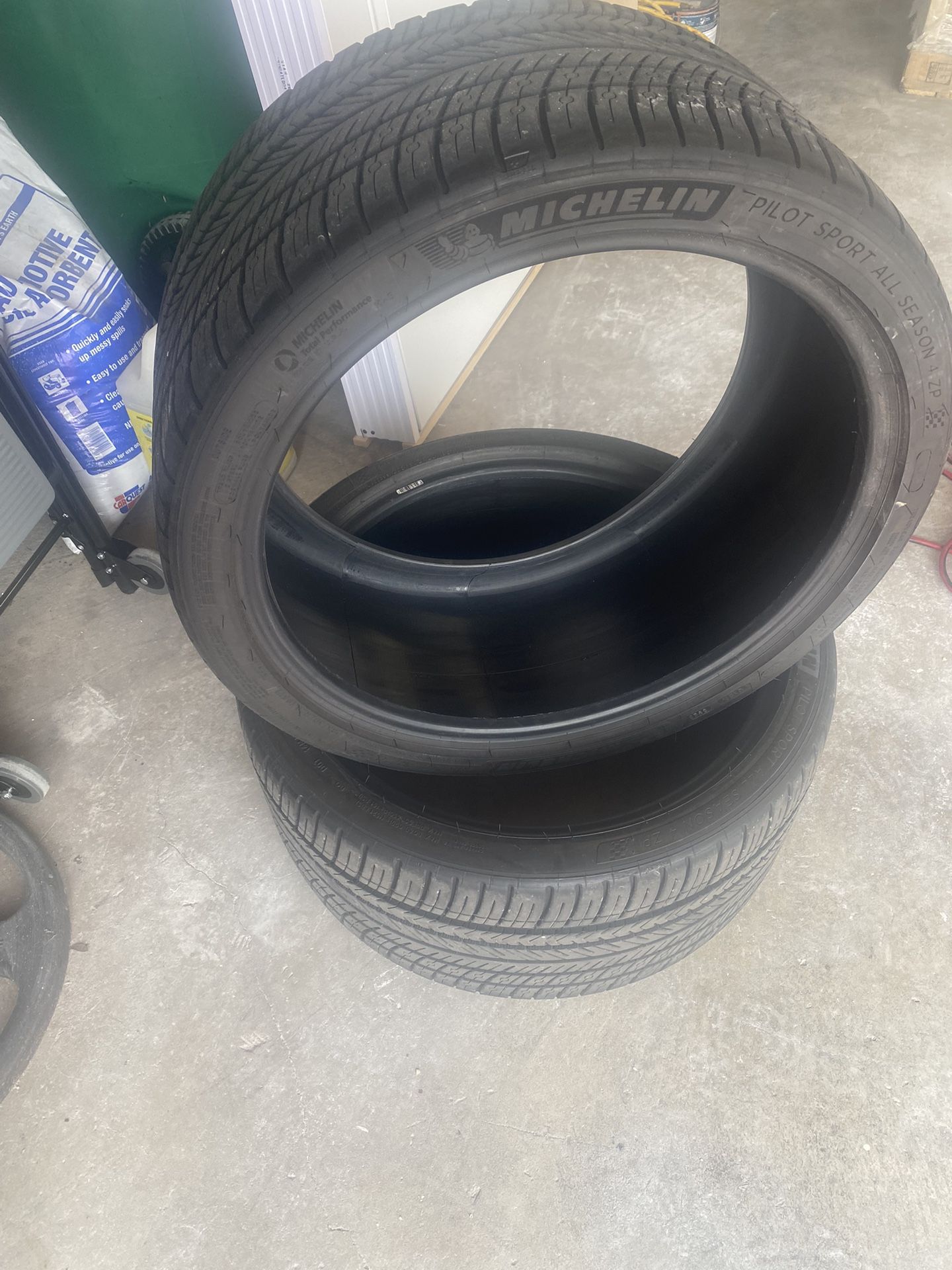 Used - Michelin Pilot Sport All Season Tires- 285/30 ZR20- Only 27 Miles Driven