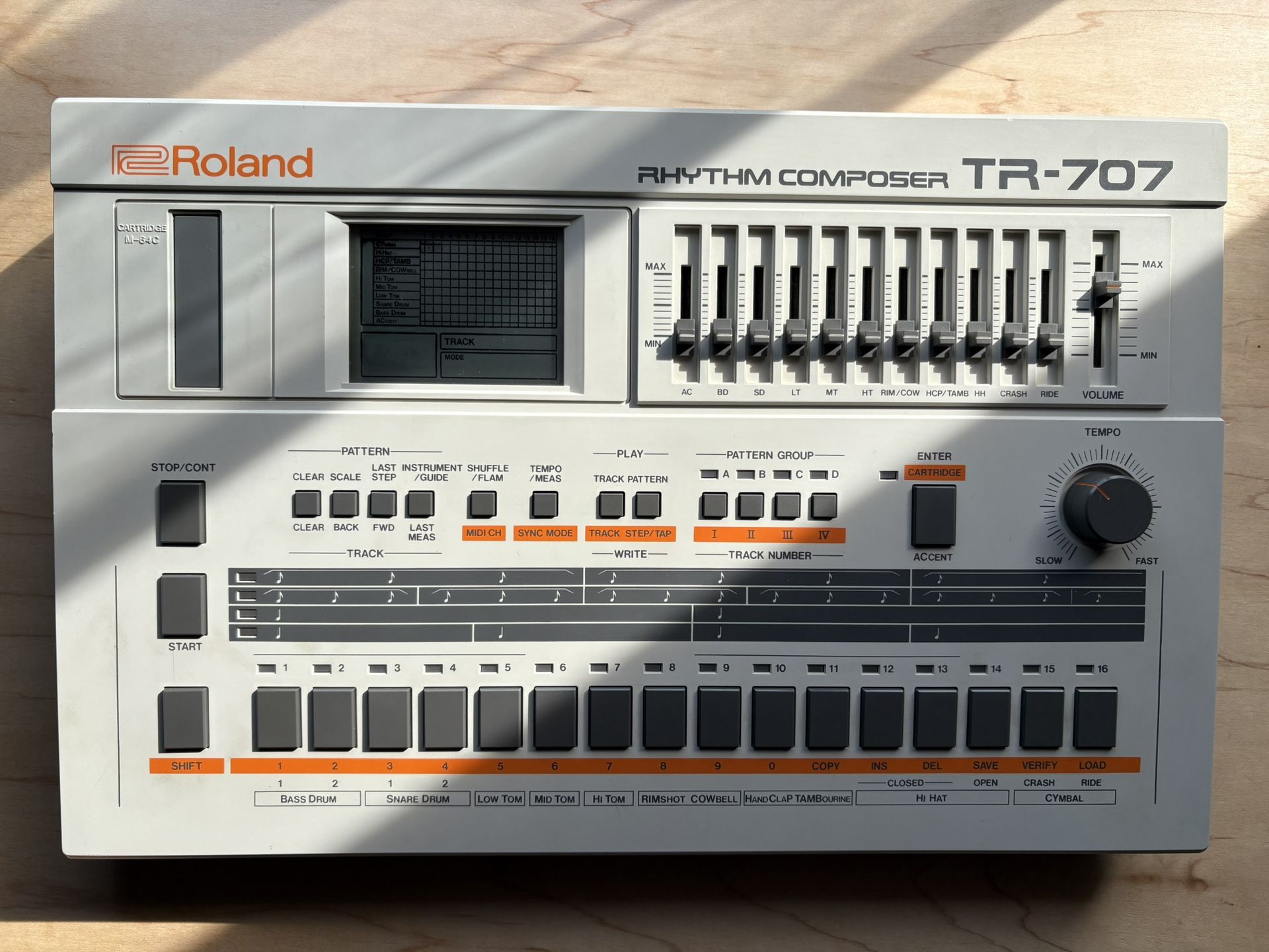 Roland TR-707 Rhythm Composer Drum Machine