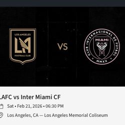 LAFC vs Miami VIP