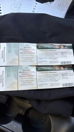 Two Biltmore Estate House Flex Admission Tickets