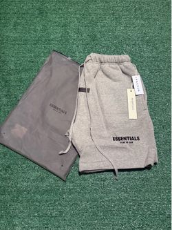 Fear of God Essentials Dark Grey Sweat Shorts – Size Medium
