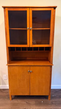 Solid Wood China Cabinet