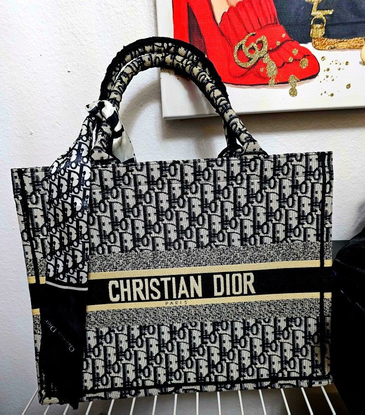 Dior Tote And A Separate Handbag