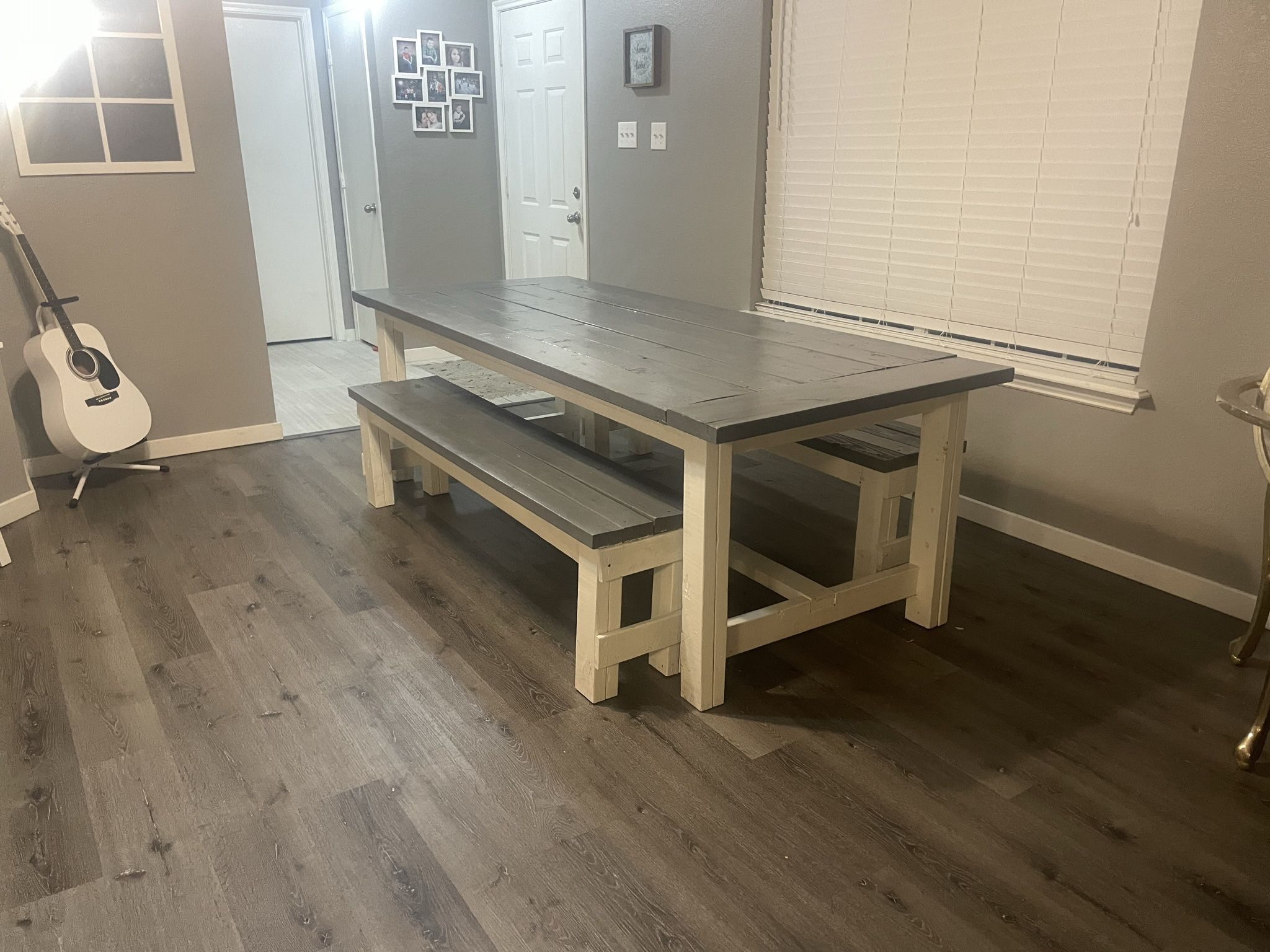 Kitchen Table With Benches