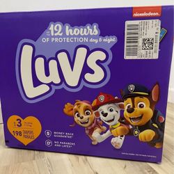 Luvs Diapers Size 3, 198 Count