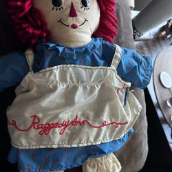 Vintage Raggedy And Doll