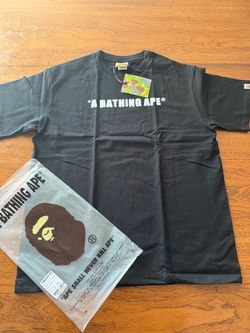 A Bathing Ape BAPE Logo T-Shirt Black
