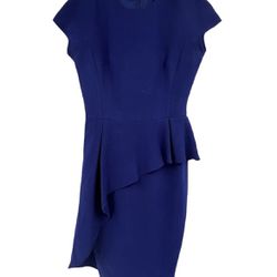 Brand New Rickie Freeman by Teri Jon Royal Blue Dress - Size 12