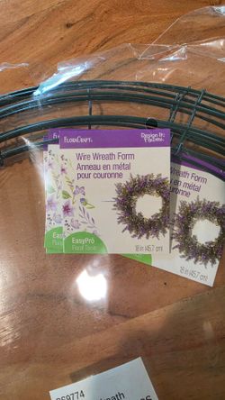 Wire wreath 4 pack