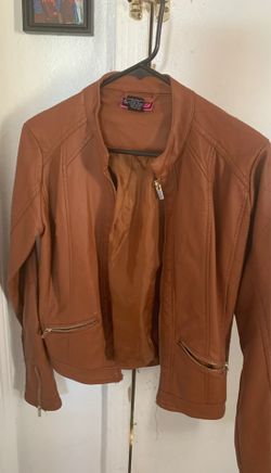 Leather jacket size small