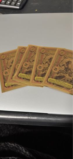 5 1/4 Florida goldbacks.  24K gold and legal tender.