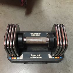 Reebok Speed Pac 25 lbs Adjustable Dumbbell  What you see in the picture is what You Get. Only one dumbbell available