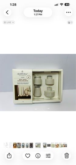 Mini taper candle holder