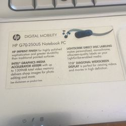 HP G70-250 US notebook PC
