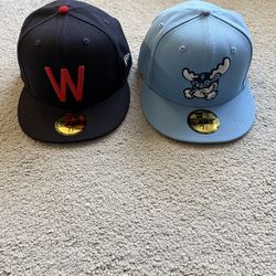 Washington Nationals New Era 59Fifty MLB & MiLB Fitted Hats NWT