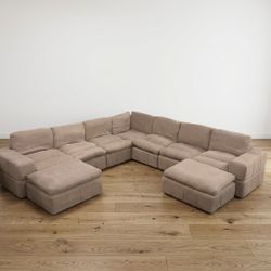 Cream Modular Sectional Couch - Free Delivery 🚚 