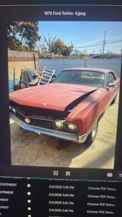 1970 Ford Torino – Classic Muscle Project – $6,200 OBO