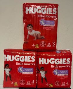 Huggies size 3-4 Diaper Bundle for $30